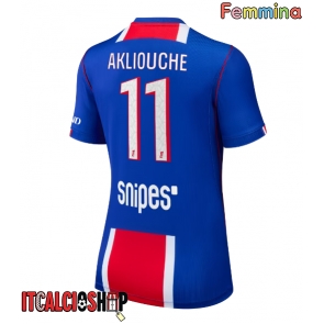 Paris Saint-Germain Maghnes Akliouche #11 Prima Maglia Femmina 2026-27 Manica Corta Paris Saint-Germain Maghnes Akliouche #11 Prima Maglia Femmina 2026-27 Manica Corta